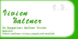 vivien waltner business card